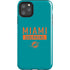 NFL Miami Dolphins Teal Performance Series iPhone Cases