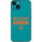 NFL Miami Dolphins Teal Performance Series iPhone Skins