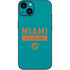 NFL Miami Dolphins Teal Performance Series iPhone Skins
