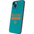 NFL Miami Dolphins Teal Performance Series iPhone Skins