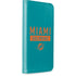 NFL Miami Dolphins Teal Performance Series iPhone 15 Pro Folio Case
