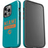NFL Miami Dolphins Teal Performance Series iPhone 15 Pro Impact Case