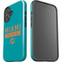 NFL Miami Dolphins Teal Performance Series iPhone 16 Impact Case
