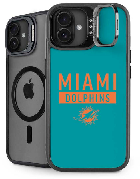 NFL Miami Dolphins Teal Performance Series iPhone 16 Kickstand Case