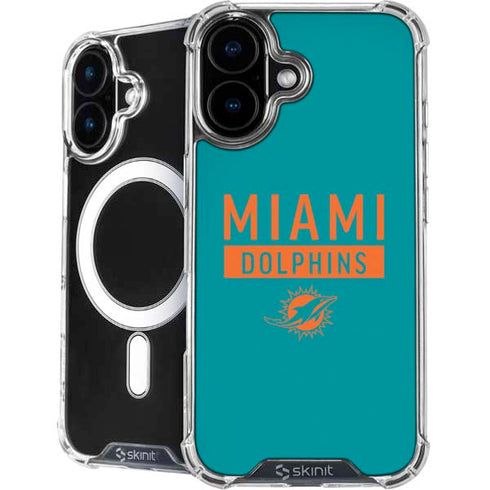NFL Miami Dolphins Teal Performance Series iPhone 16 MagSafe Case