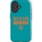 NFL Miami Dolphins Teal Performance Series iPhone 16 Magsafe Impact Case
