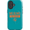 NFL Miami Dolphins Teal Performance Series iPhone 16 Plus Magsafe Impact Case