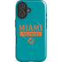 NFL Miami Dolphins Teal Performance Series iPhone 16 Plus Magsafe Impact Case