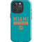NFL Miami Dolphins Teal Performance Series iPhone 16 Pro Impact Case