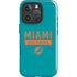 NFL Miami Dolphins Teal Performance Series iPhone 16 Pro Impact Case