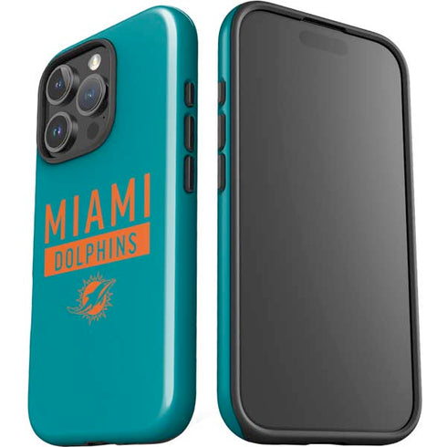 NFL Miami Dolphins Teal Performance Series iPhone 16 Pro Impact Case