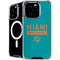 NFL Miami Dolphins Teal Performance Series iPhone 16 Pro MagSafe Case