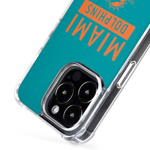NFL Miami Dolphins Teal Performance Series iPhone 16 Pro MagSafe Case