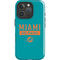 NFL Miami Dolphins Teal Performance Series iPhone 16 Pro Max Impact Case