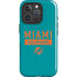 NFL Miami Dolphins Teal Performance Series iPhone 16 Pro Max Magsafe Impact Case