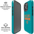 NFL Miami Dolphins Teal Performance Series iPhone 16 Pro Max Magsafe Impact Case