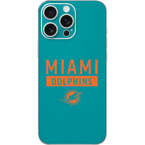 NFL Miami Dolphins Teal Performance Series iPhone 16 Pro Max Skin