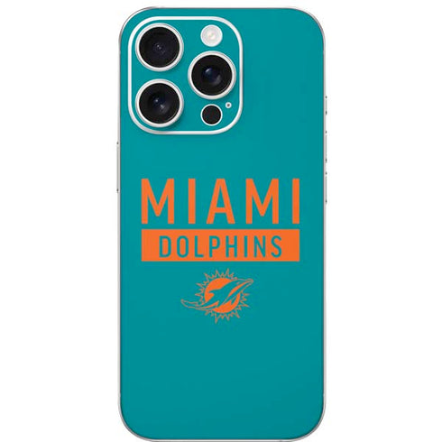 NFL Miami Dolphins Teal Performance Series iPhone 16 Pro Skin