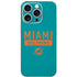 NFL Miami Dolphins Teal Performance Series iPhone 16 Pro Skin
