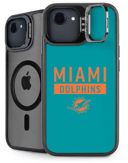 NFL Miami Dolphins Teal Performance Series iPhone 16e Kickstand Case