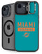 NFL Miami Dolphins Teal Performance Series iPhone 16e Kickstand Case