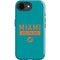 NFL Miami Dolphins Teal Performance Series iPhone 16e Impact Case