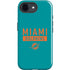 NFL Miami Dolphins Teal Performance Series iPhone 16e Impact Case