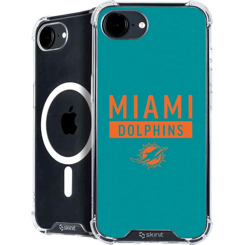 NFL Miami Dolphins Teal Performance Series iPhone 16e MagSafe Case