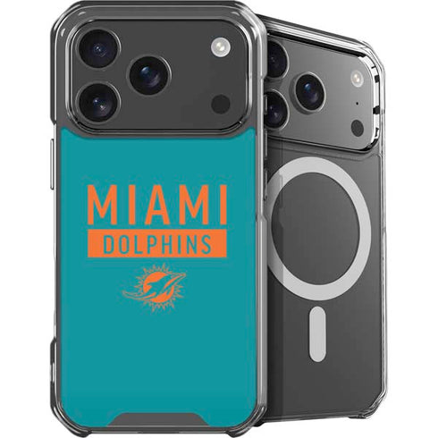 NFL Miami Dolphins Teal Performance Series iPhone 18 Pro MagSafe Case