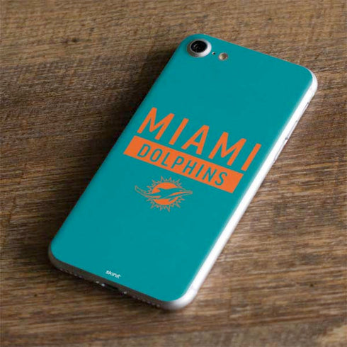 NFL Miami Dolphins Teal Performance Series iPhone 8 Skin