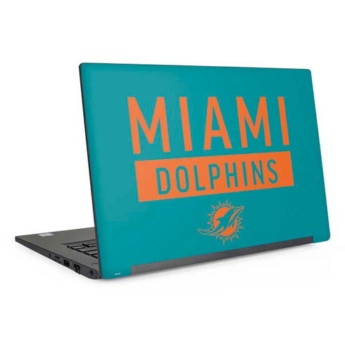 NFL Miami Dolphins Teal Performance Series Dell Latitude Skin