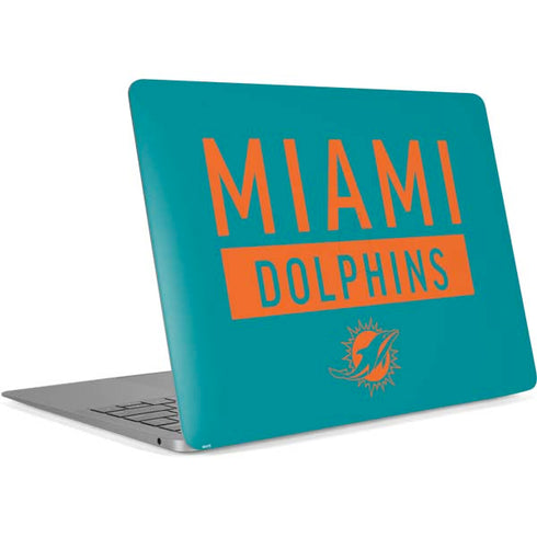 NFL Miami Dolphins Teal Performance Series Apple MacBook Air Skin