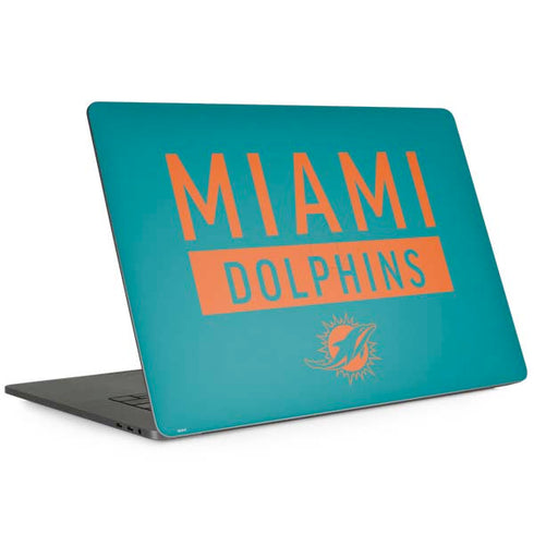 NFL Miami Dolphins Teal Performance Series MacBook Skins