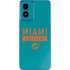 NFL Miami Dolphins Teal Performance Series Moto G Play 4G (2024) Skin