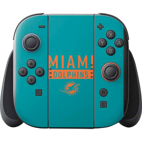 NFL Miami Dolphins Teal Performance Series Nintendo Switch 2 (2025) with Joy-Con Skin