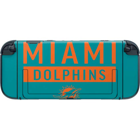 NFL Miami Dolphins Teal Performance Series Nintendo Switch 2 (2025) with Joy-Con Skin