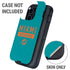 NFL Miami Dolphins Teal Performance Series Otterbox Defender iPhone Skin