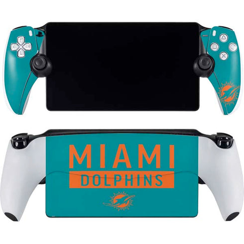NFL Miami Dolphins Teal Performance Series PlayStation Portal Remote Player Skin