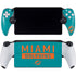 NFL Miami Dolphins Teal Performance Series PlayStation Portal Remote Player Skin