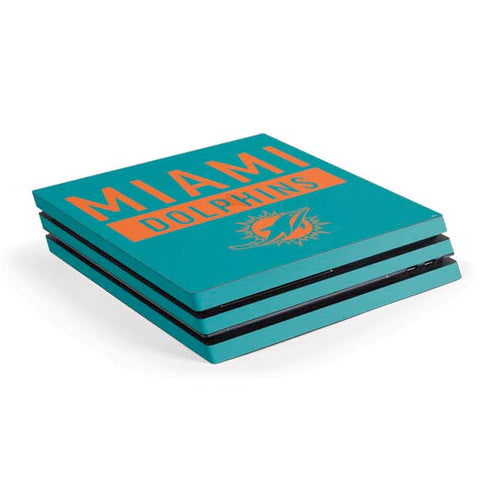 NFL Miami Dolphins Teal Performance Series PlayStation PS4 Skins