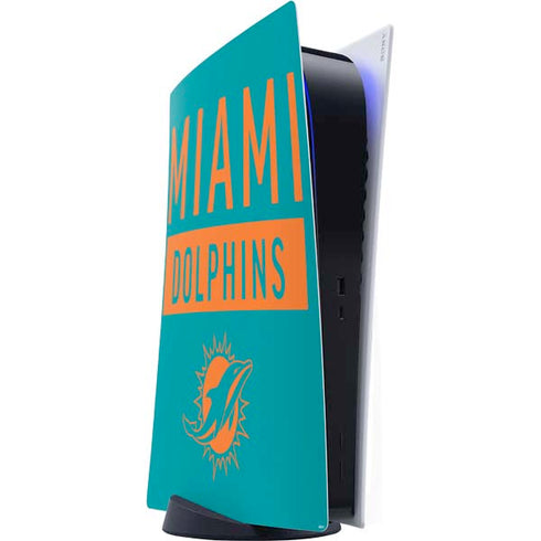 NFL Miami Dolphins Teal Performance Series PlayStation PS5 Skins
