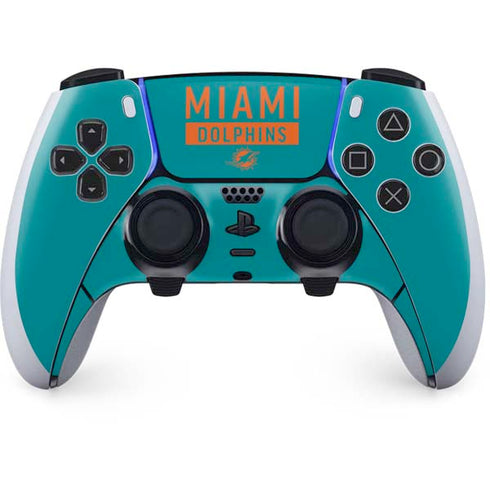 NFL Miami Dolphins Teal Performance Series PlayStation PS5 Skins