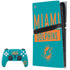 NFL Miami Dolphins Teal Performance Series PS5 Pro Bundle Skin