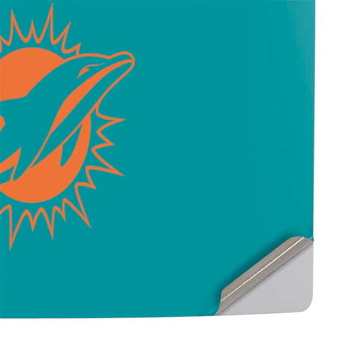 NFL Miami Dolphins Teal Performance Series PS5 Pro Console Skin