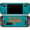 NFL Miami Dolphins Teal Performance Series Steam Deck Handheld Gaming Computer OLED Skin