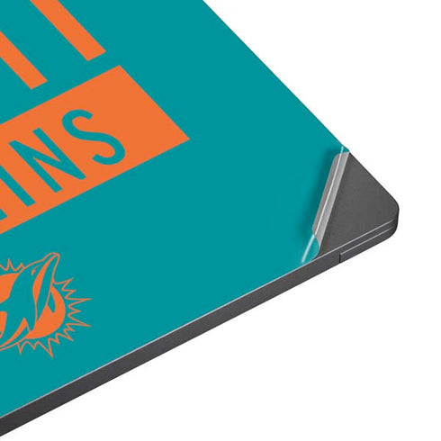NFL Miami Dolphins Teal Performance Series Surface Laptop 7 15in Skin