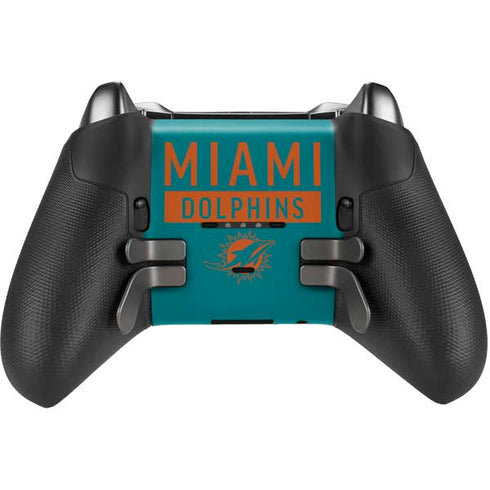 NFL Miami Dolphins Teal Performance Series Xbox Elite Wireless Controller Series 2 Skin