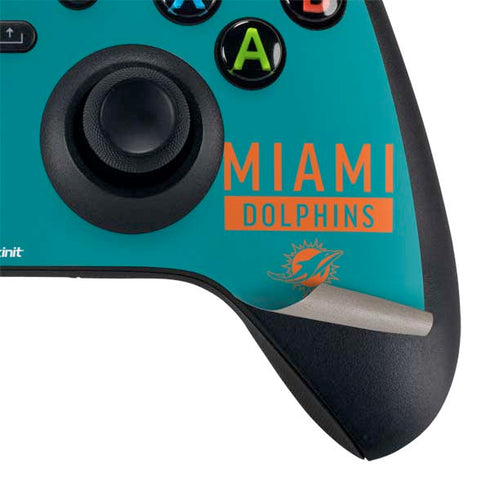 NFL Miami Dolphins Teal Performance Series Xbox Series X Bundle Skin