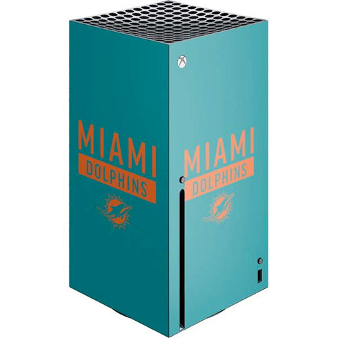 NFL Miami Dolphins Teal Performance Series Xbox Series X Skins