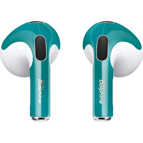 NFL Miami Dolphins Team Jersey Apple AirPods (3rd Gen 2021) Skin